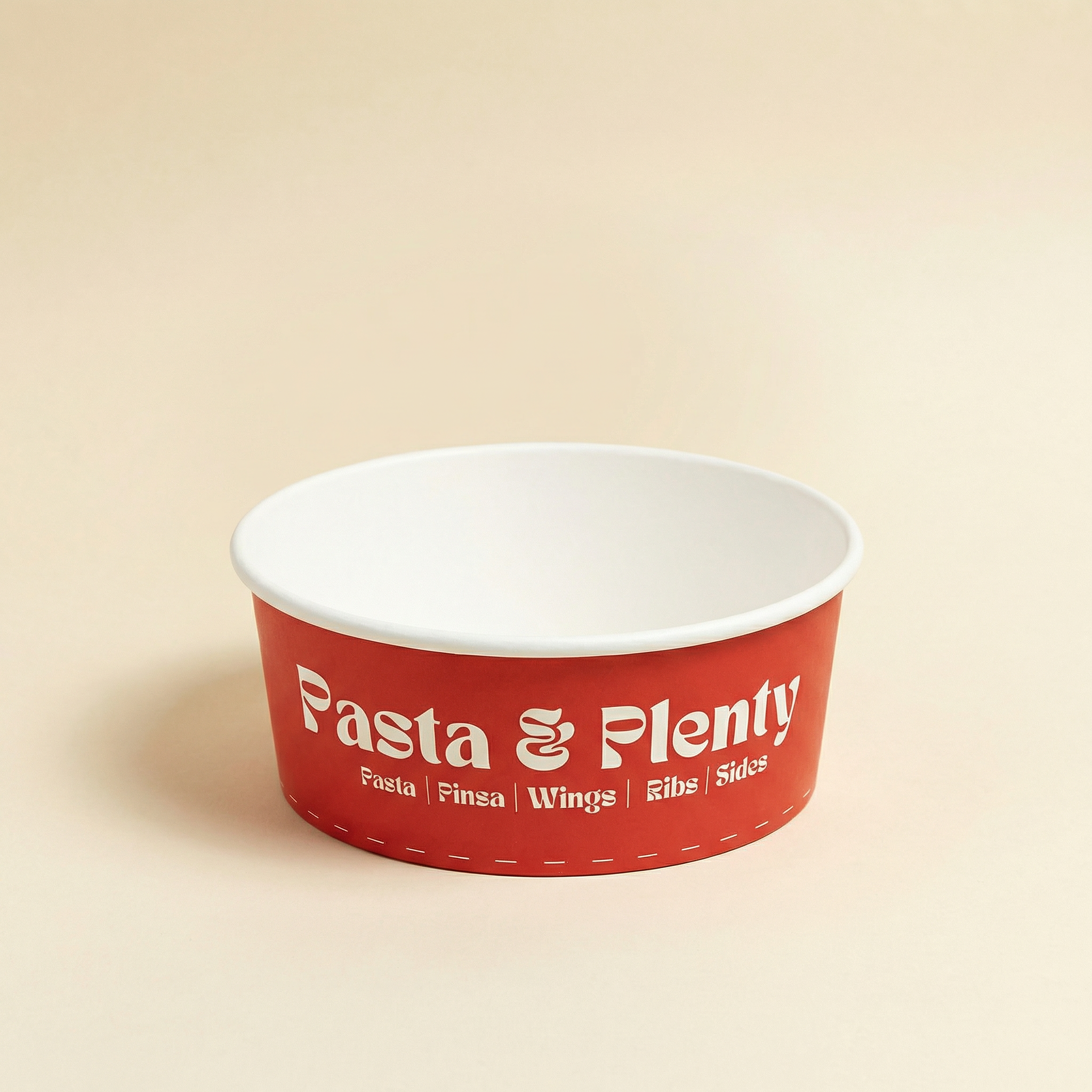 Custom Printed Round Paperboard Bowls