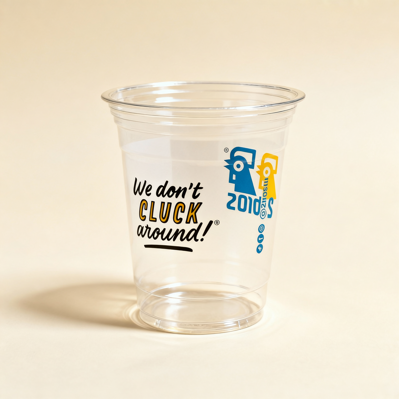Custom Printed Clear PET Cups