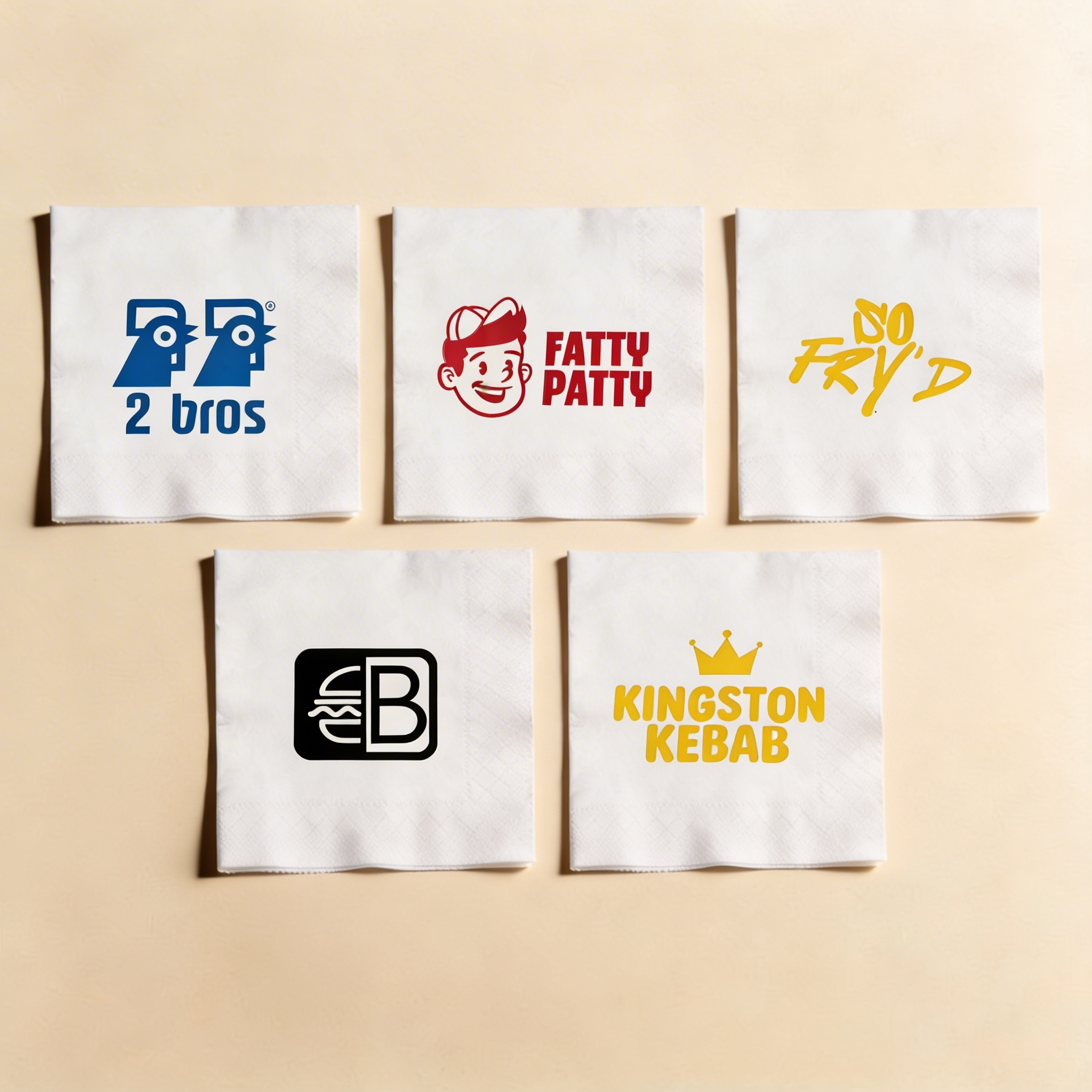 Custom Printed Lunch Napkins (One Colour)