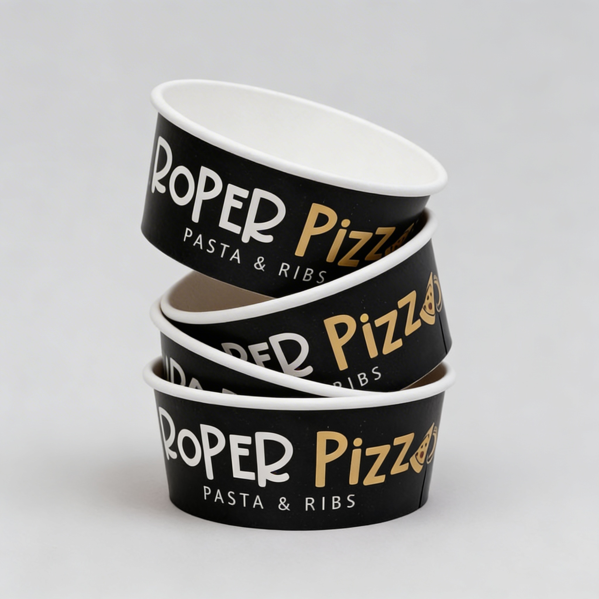 Custom Printed Round Paperboard Bowls-zoom-5