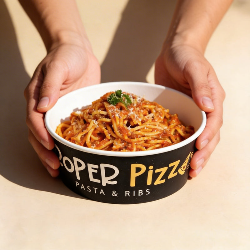 Custom Printed Round Paperboard Bowls-zoom-