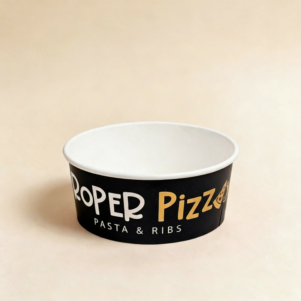 Custom Printed Round Paperboard Bowls-4