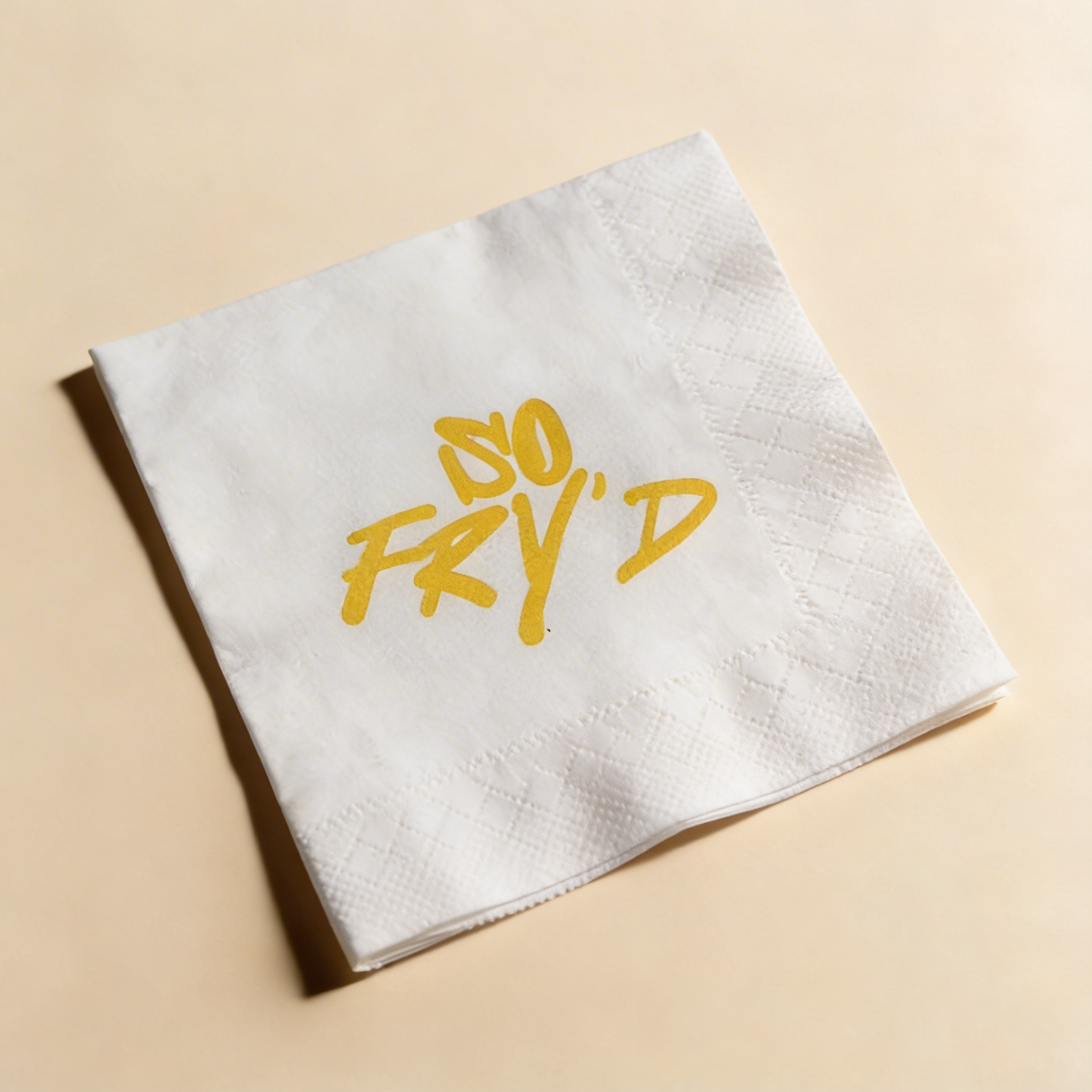 Custom Printed Lunch Napkins (One Colour)-zoom-2