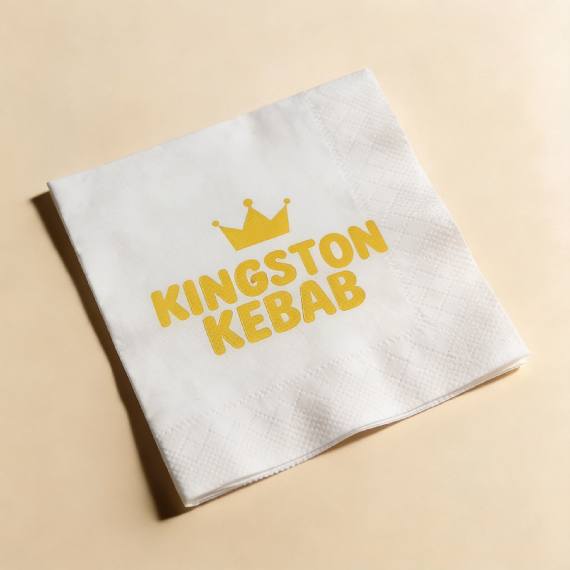 Custom Printed Lunch Napkins (One Colour)-3