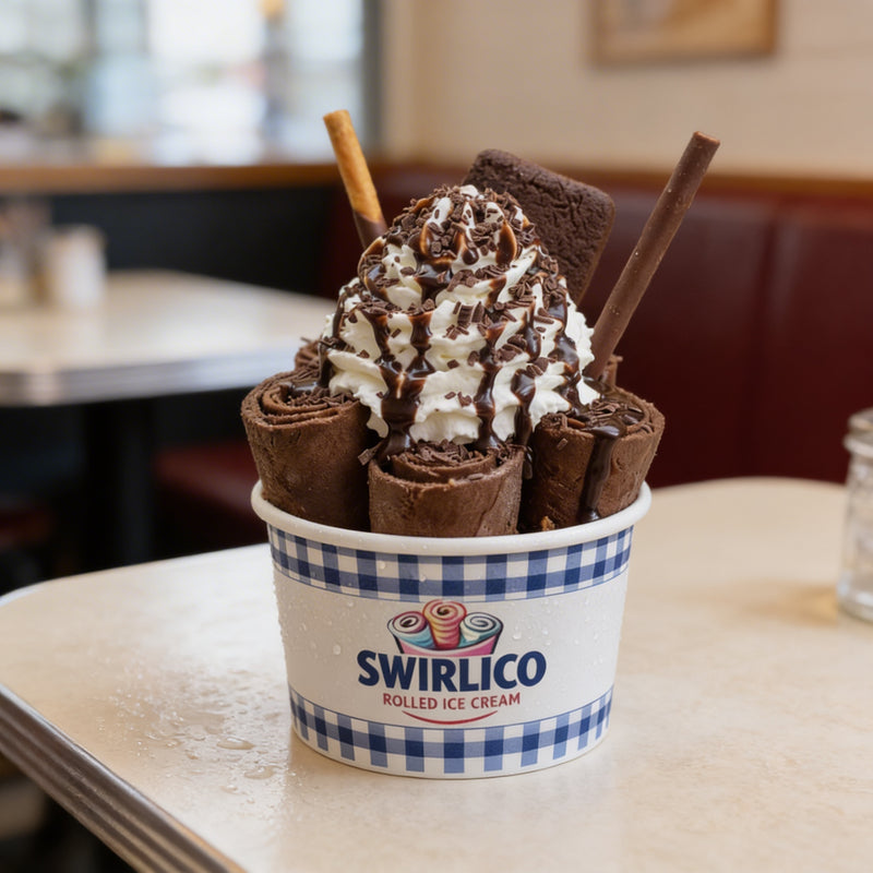 Custom Printed Ice Cream Compostable Cups-zoom-