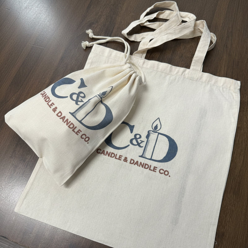 Custom Calico Drawstring Bags-zoom-